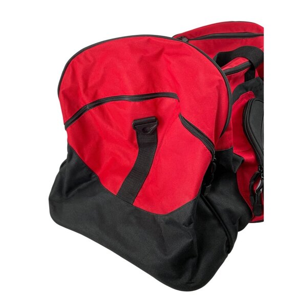 Ohio Valley Region Porsche Club of America Black & Red Canvas Duffle Bag - Picture 5 of 12